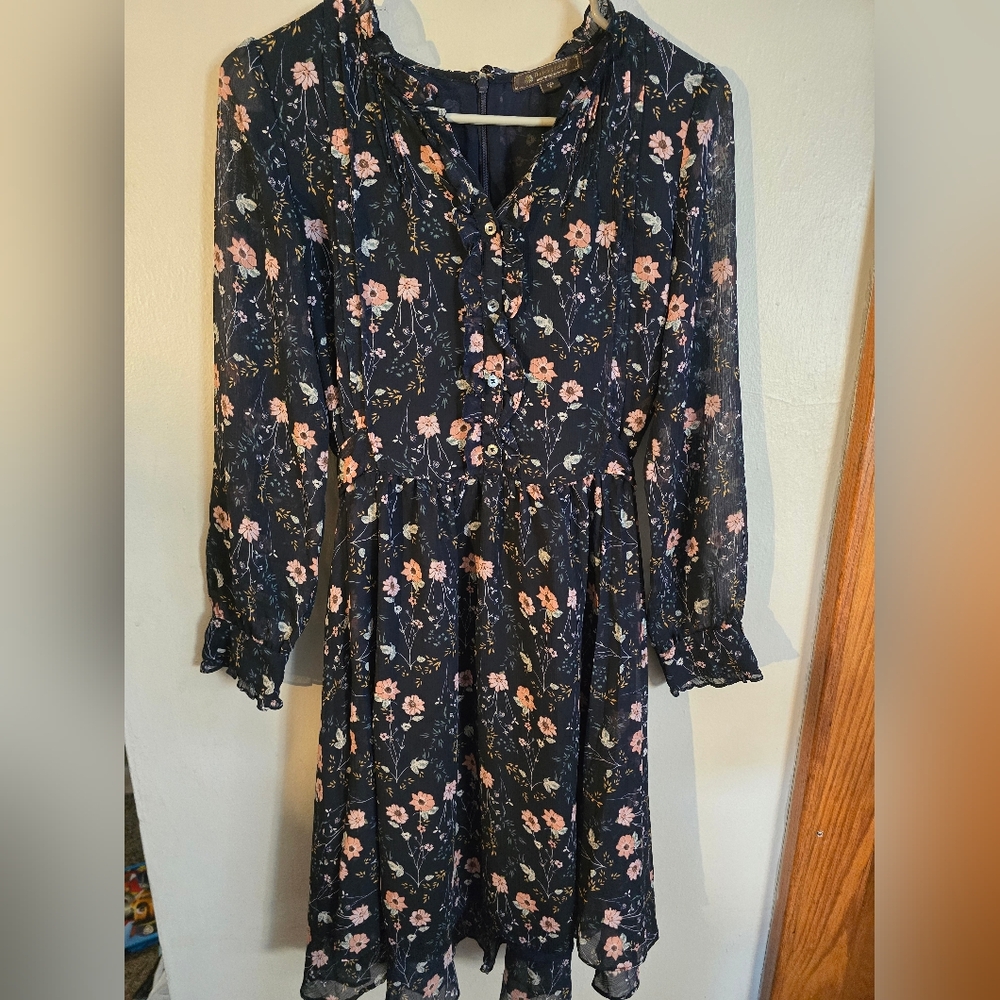 Thursday Island Beautiful Navy Floral Dress